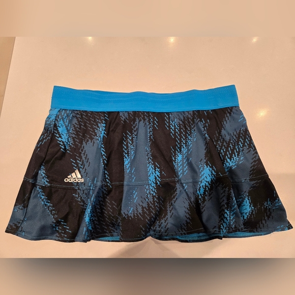 Adidas Blue Patterned Tennis Skirt Size XL - Picture 2 of 7